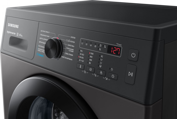Стиральная машина Samsung WW65AG4S20CXLP класс: A загр.фронтальная макс.:6.5кг темно-серый инвертор