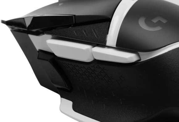 Мышь Logitech G502 SE HERO черный/белый лазерная 16000dpi USB 11but (910-005732)