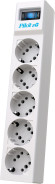 Сетевой фильтр Pilot SG 3м (5 розеток) белый (коробка)