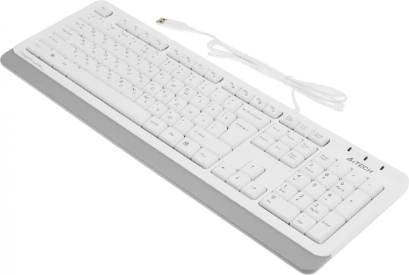 Клавиатура A4Tech Fstyler FKS10 белый/серый USB (FKS10 WHITE) Клавиатура A4Tech Fstyler FKS10 белый/серый USB (FKS10 WHITE)