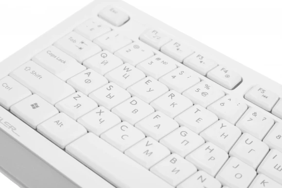 Клавиатура A4Tech Fstyler FKS10 белый/серый USB (FKS10 WHITE) Клавиатура A4Tech Fstyler FKS10 белый/серый USB (FKS10 WHITE)