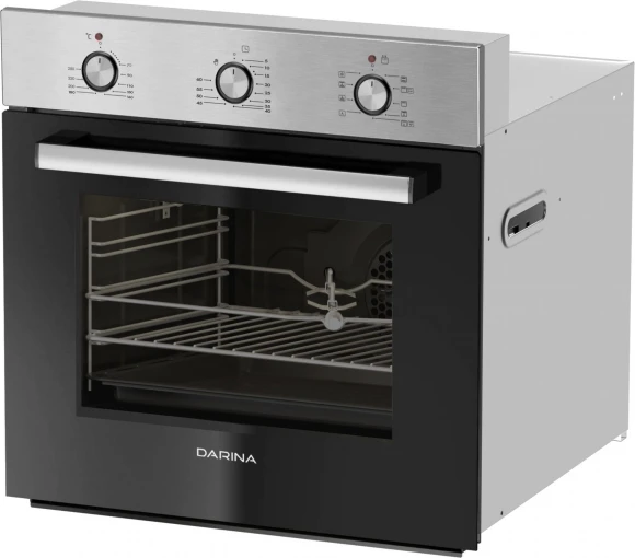 Духовой шкаф Электрический Darina 0U5 BDE 112 705 X нержавеющая сталь/стекло черное Духовой шкаф Электрический Darina 0U5 BDE 112 705 X нержавеющая сталь/стекло черное