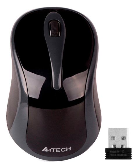 Мышь A4Tech G3-280A серый/черный оптическая 1200dpi беспров. USB 3but Мышь A4Tech G3-280A серый/черный оптическая 1200dpi беспров. USB 3but