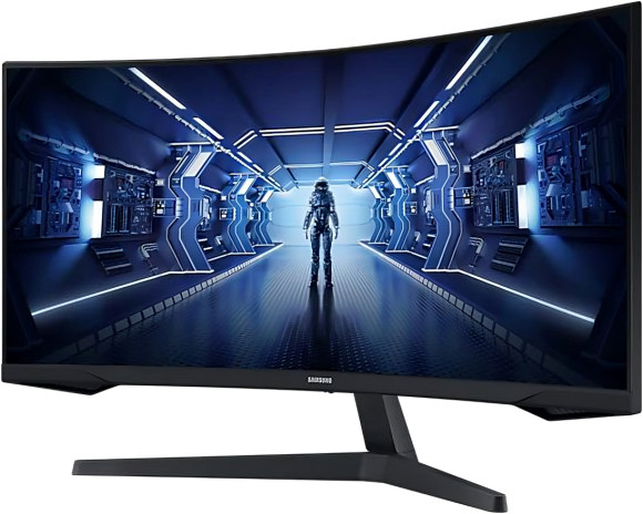 Монитор Samsung 34" Odyssey G5 C34G55TWWI черный VA LED 1ms 21:9 HDMI матовая 250cd 178гр/178гр 3440x1440 165Hz DP UW 5.6кг Монитор Samsung 34" Odyssey G5 C34G55TWWI черный VA LED 1ms 21:9 HDMI матовая 250cd 178гр/178гр 3440x1440 165Hz DP UW 5.6кг