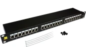 Патч-панель Lanmaster LAN-PPI24S6 19" 1U 24xRJ45 кат.6 STP