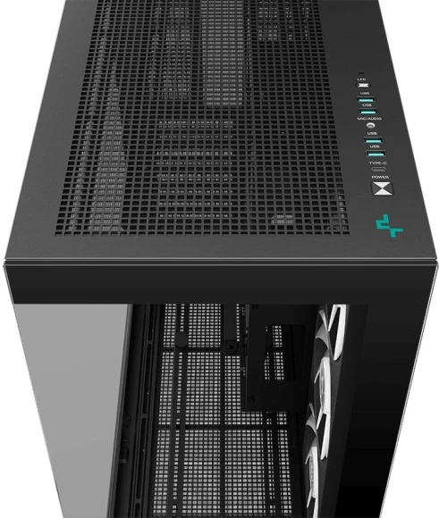 Корпус Deepcool CH780 черный без БП ATX 9x120mm 9x140mm 4x180mm 4x200mm 4xUSB3.0 audio bott PSU