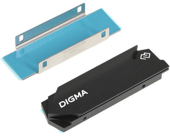 Радиатор для SSD Digma DGRDRM2B черный металл Ret Радиатор для SSD Digma DGRDRM2B черный металл Ret