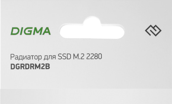 Радиатор для SSD Digma DGRDRM2B черный металл Ret Радиатор для SSD Digma DGRDRM2B черный металл Ret