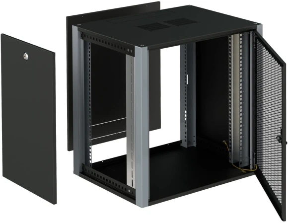 Шкаф коммутационный Sysmatrix (WP 6612.930 ) настенный 12U 600x600мм пер.дв.перфор. 2 бок.пан. 60кг серый 450мм 24кг 585мм IP20 металл Шкаф коммутационный Sysmatrix (WP 6612.930 ) настенный 12U 600x600мм пер.дв.перфор. 2 бок.пан. 60кг серый 450мм 24кг 585мм IP20 металл