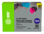 Картридж струйный Cactus CS-EPT46S5 T46S5 св.голуб.пигм. (30мл) для Epson SureColor SC-P700 с чипом Картридж струйный Cactus CS-EPT46S5 T46S5 св.голуб.пигм. (30мл) для Epson SureColor SC-P700 с чипом