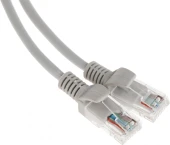 Патч-корд Premier 5-970 3.0 1Гбит/с UTP 4 пары cat.5E CCA molded 3м серый RJ-45 (m)-RJ-45 (m)