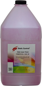 Тонер Static Control TRMPTCOL-1KG-M пурпурный флакон 1000гр. для принтера HP CLJCP1515/ Canon MF8330 Тонер Static Control TRMPTCOL-1KG-M пурпурный флакон 1000гр. для принтера HP CLJCP1515/ Canon MF8330