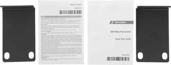 Коммутатор Hikvision DS-3E0326P-E/M(C) (L2) 25x100Мбит/с 1SFP 24PoE 230W неуправляемый