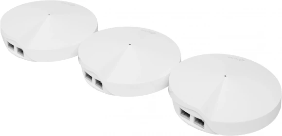 Бесшовный Mesh роутер TP-Link Deco M5 (DECO M5(3-PACK)) AC1300 10/100/1000BASE-TX белый (упак.:3шт)