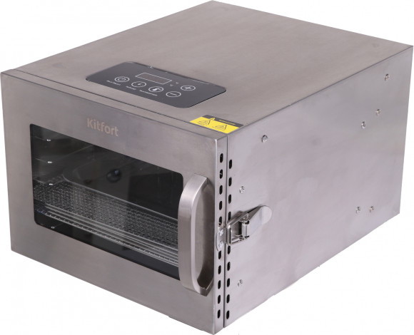 Сушка для фруктов и овощей Kitfort KT-1917 6под. 400Вт нержавеющая сталь