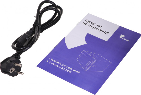 Сушка для фруктов и овощей Kitfort KT-1917 6под. 400Вт нержавеющая сталь