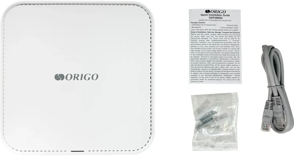 Точка доступа Origo OAP3000GI (OAP3000GI/A1A) AX3000 100/1000/2500BASE-T белый Точка доступа Origo OAP3000GI (OAP3000GI/A1A) AX3000 100/1000/2500BASE-T белый