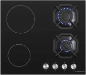Газовая варочная поверхность Maunfeld EEHG.642VC.2CB/KG черный Газовая варочная поверхность Maunfeld EEHG.642VC.2CB/KG черный