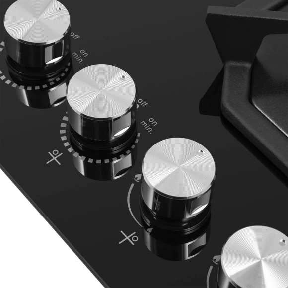 Газовая варочная поверхность Maunfeld EEHG.642VC.2CB/KG черный