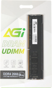 Память DDR4 8Gb 2666MHz AGi AGI266608UD138 UD138 RTL PC4-21300 DIMM 288-pin 1.2В Ret Память DDR4 8Gb 2666MHz AGi AGI266608UD138 UD138 RTL PC4-21300 DIMM 288-pin 1.2В Ret