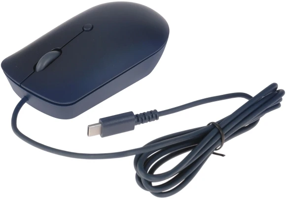 Мышь Lenovo 540 синий оптическая 2400dpi USB 3but (GY51D20878)