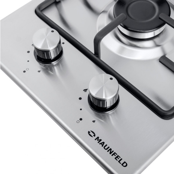 Газовая варочная поверхность Maunfeld EGHS.32.3ES/G нержавеющая сталь