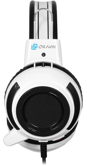 Наушники с микрофоном Оклик HS-G300 ARMAGEDDON белый/черный 2.2м мониторные оголовье (361558) Наушники с микрофоном Оклик HS-G300 ARMAGEDDON белый/черный 2.2м мониторные оголовье (361558)