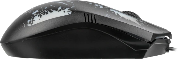 Мышь Оклик 399M STIGMA черный оптическая 1200dpi USB для ноутбука 3but (1175321)