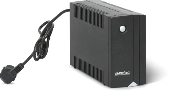 Источник бесперебойного питания Импульс Юниор 650 360Вт 650ВА черный Источник бесперебойного питания Импульс Юниор 650 360Вт 650ВА черный