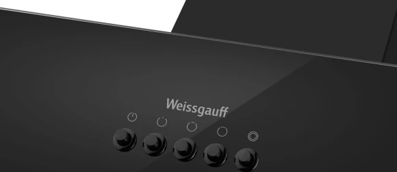 Вытяжка каминная Weissgauff Lyra BL черный управление: кнопочное (1 мотор)