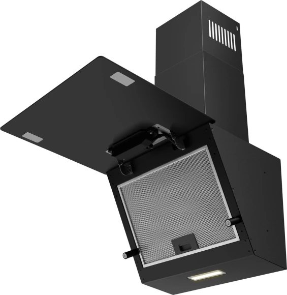 Вытяжка каминная Weissgauff Lyra BL черный управление: кнопочное (1 мотор)