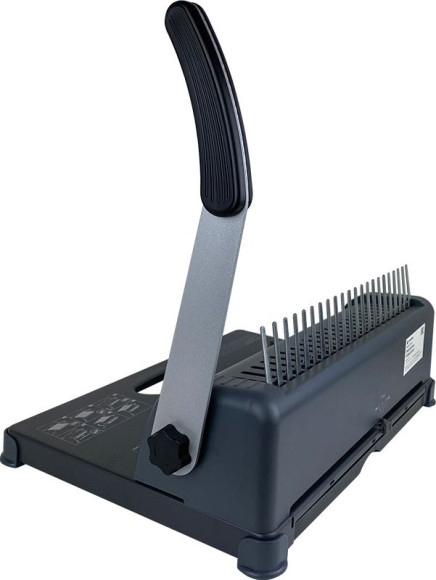 Переплетчик Heleos БП-12 A4/перф.12л.сшив/макс.450л./пластик.пруж. (6-51мм) Переплетчик Heleos БП-12 A4/перф.12л.сшив/макс.450л./пластик.пруж. (6-51мм)