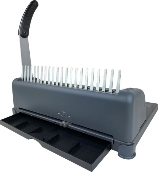 Переплетчик Heleos БП-12 A4/перф.12л.сшив/макс.450л./пластик.пруж. (6-51мм) Переплетчик Heleos БП-12 A4/перф.12л.сшив/макс.450л./пластик.пруж. (6-51мм)