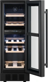 Винный шкаф Weissgauff WWCI-16 DB DualZone 1-нокамерн. черный глянц. (438723) Винный шкаф Weissgauff WWCI-16 DB DualZone 1-нокамерн. черный глянц. (438723)