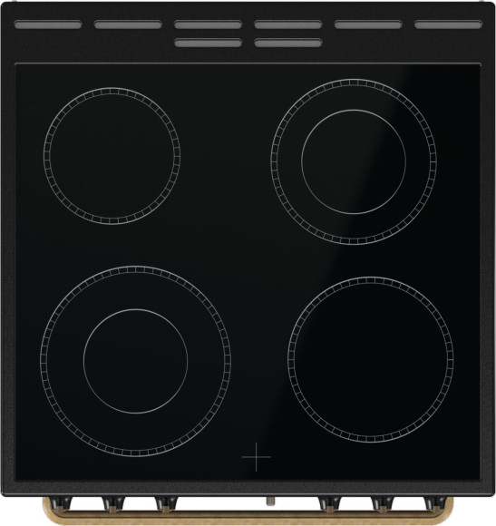 Плита Электрическая Gorenje GECS6B71CLB черный стеклокерамика (без крышки)