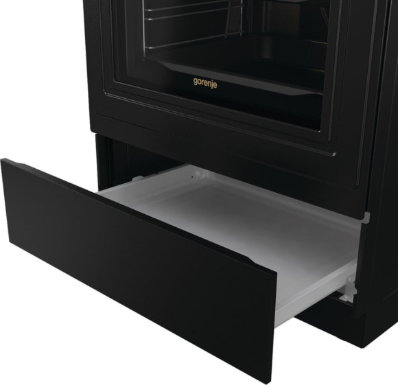Плита Электрическая Gorenje GECS6B71CLB черный стеклокерамика (без крышки)