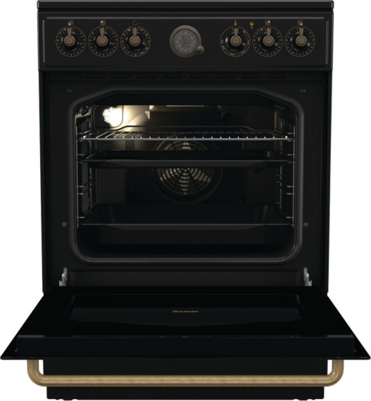 Плита Электрическая Gorenje GECS6B71CLB черный стеклокерамика (без крышки)