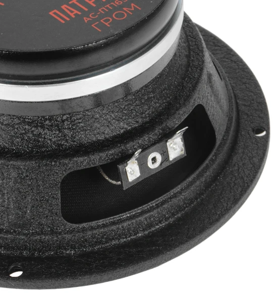 Колонки автомобильные Ural АС-ПТ165 ГРОМ (без решетки) 600Вт 99.5дБ 4Ом 16.5см (6 1/2дюйм) (ком.:1кол.) широкополосные однополосные