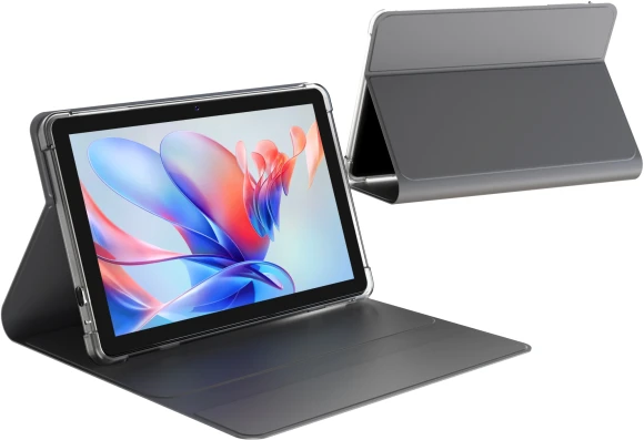 Планшет Digma K10 PLUS T615 (1.6) 8C RAM4Gb ROM64Gb 10.1" IPS 1280x800 4G Android 15 серый 5Mpix 2Mpix BT WiFi microSD 256Gb 5000mAh 225hrs