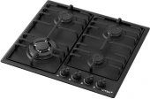 Газовая варочная поверхность Vitek VGH 6410W MBK черный матовый Газовая варочная поверхность Vitek VGH 6410W MBK черный матовый