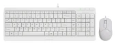 Клавиатура + мышь A4Tech Fstyler F1512 клав:белый мышь:белый USB (F1512 WHITE) Клавиатура + мышь A4Tech Fstyler F1512 клав:белый мышь:белый USB (F1512 WHITE)