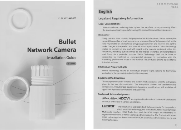 Камера видеонаблюдения IP Dahua DH-IPC-HFW1230S1P-0280B-S6 2.8-2.8мм цв. корп.:белый