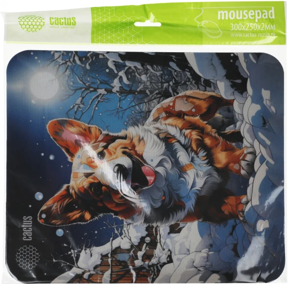 Коврик для мыши Cactus Corgi рисунок 300x250x3мм (CS-MP-D13M)