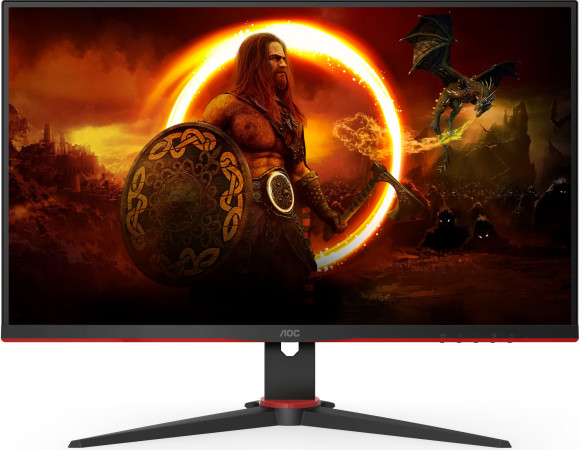 Монитор AOC 27" 27G2SPAE черный/красный IPS LED 1ms 16:9 HDMI M/M матовая 250cd 178гр/178гр 1920x1080 165Hz FreeSync Premium VGA DP FHD 4.53кг