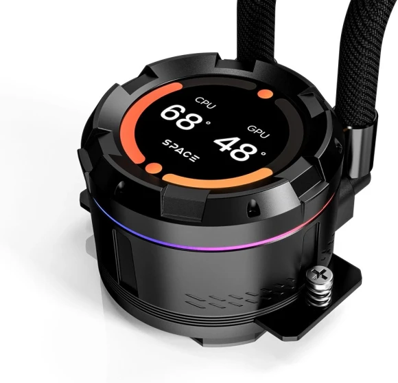 Система водяного охлаждения ID-Cooling SL360 XE ARGB Soc-AM5/AM4/1200/1700/1851 черный 4-pin 14-30dB Al+Cu LCD 350W Ret Система водяного охлаждения ID-Cooling SL360 XE ARGB Soc-AM5/AM4/1200/1700/1851 черный 4-pin 14-30dB Al+Cu LCD 350W Ret