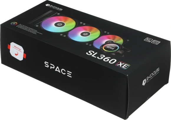 Система водяного охлаждения ID-Cooling SL360 XE ARGB Soc-AM5/AM4/1200/1700/1851 черный 4-pin 14-30dB Al+Cu LCD 350W Ret