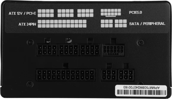 Блок питания Formula ATX 750W APMM-750BM 80+ bronze (20+4pin) APFC 140mm fan 6xSATA Cab Manag RTL