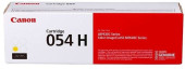 Картридж лазерный Canon 054HY 3025C002 желтый бар.в компл. (2300стр.) для Canon MF645Cx/MF643Cdw/MF641Cw/LBP623Cdw/621Cw