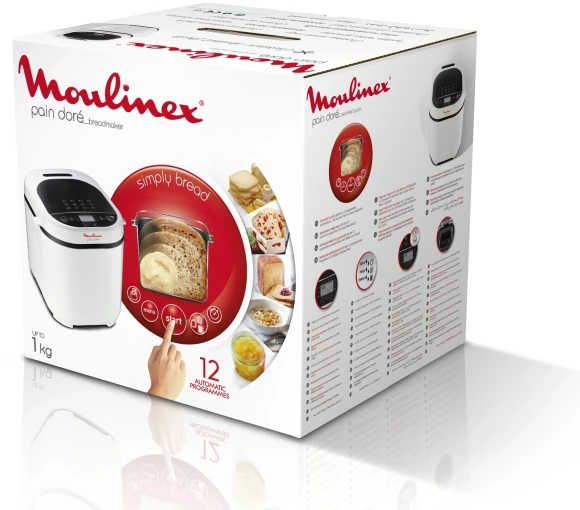 Хлебопечь Moulinex OW210 650Вт белый