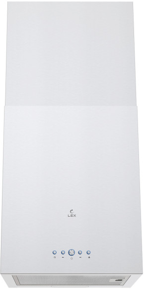 Вытяжка каминная Lex Mono 400 белый управление: кнопочное (1 мотор)